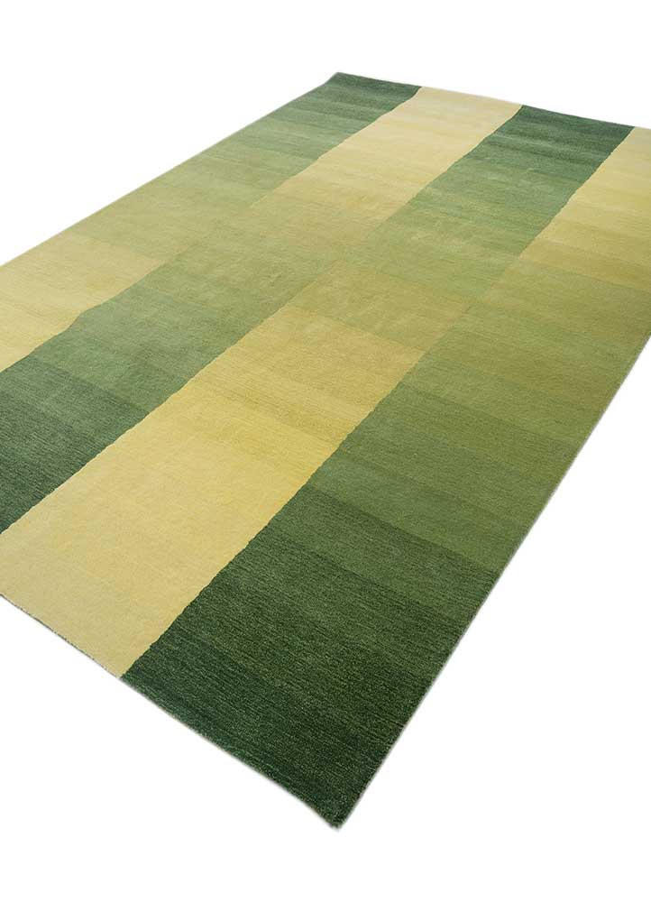 chroma green wool hand tufted Rug - FloorShot