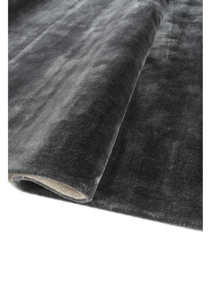 cera blue viscose hand tufted Rug - FloorShot