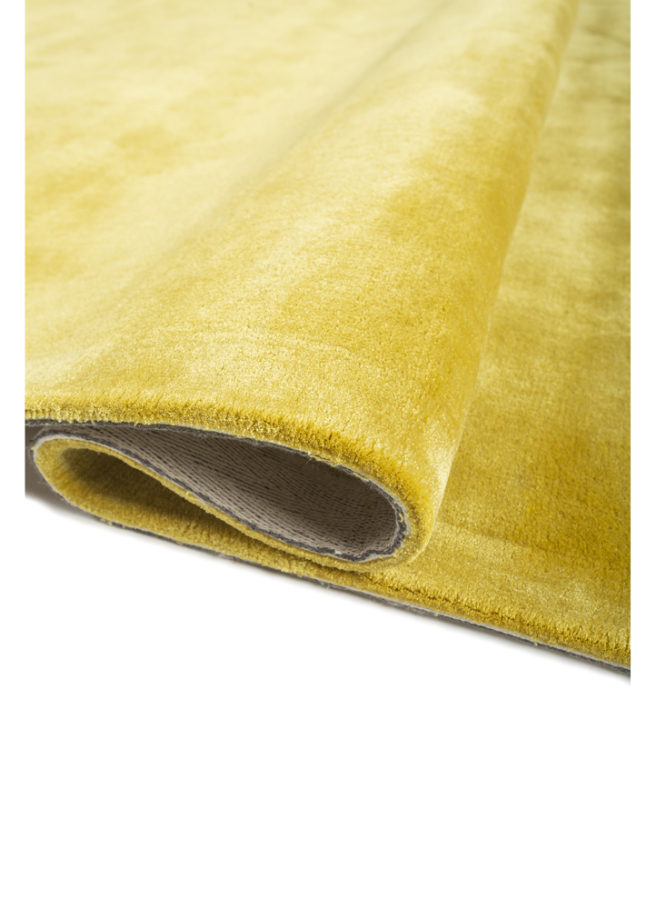 cera gold viscose hand tufted Rug - FloorShot