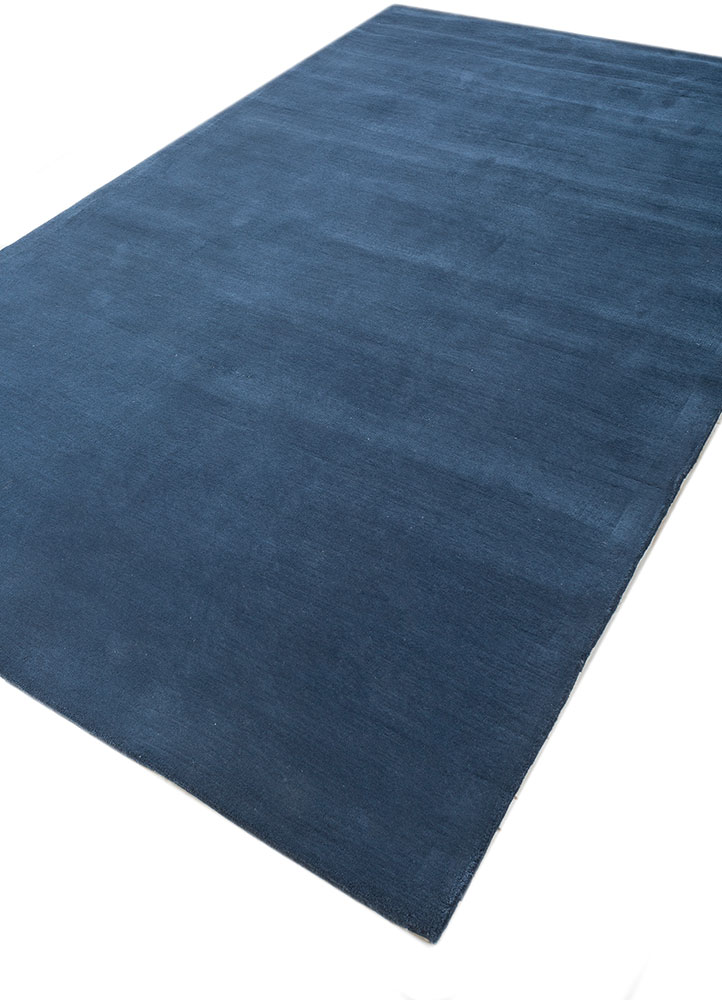 cera blue wool hand tufted Rug - FloorShot