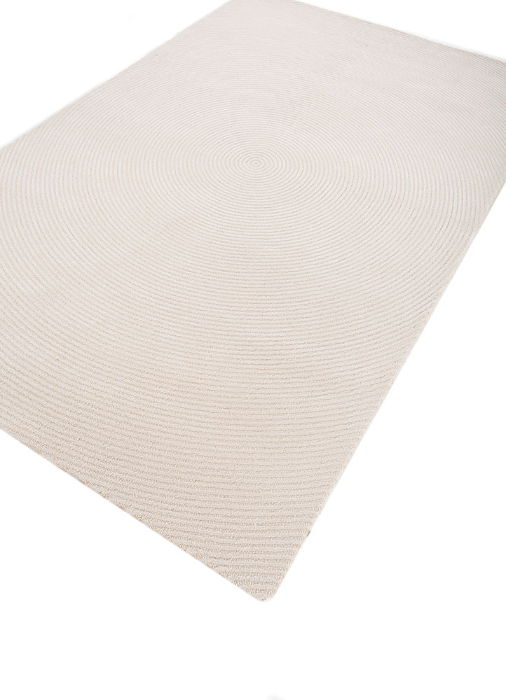 pathways ivory wool and viscose hand tufted Rug - FloorShot