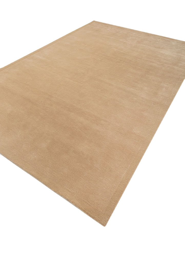 cera beige and brown wool and viscose hand tufted Rug - FloorShot