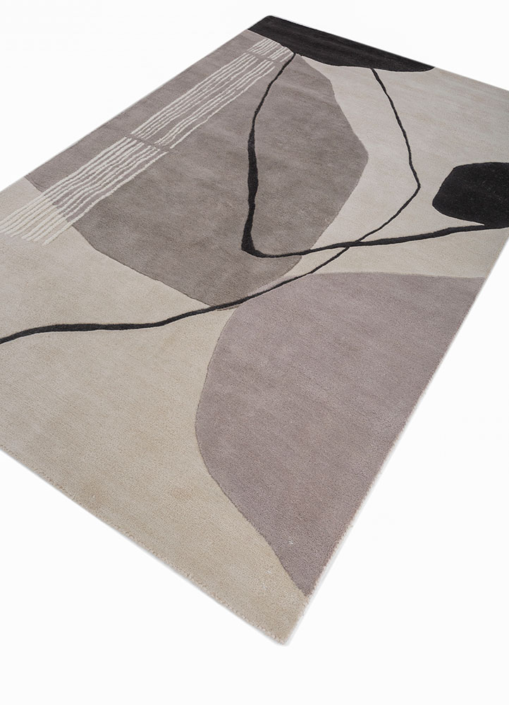 modo ivory wool hand tufted Rug - FloorShot