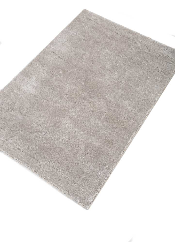 cera grey and black bamboo silk  Rug - FloorShot