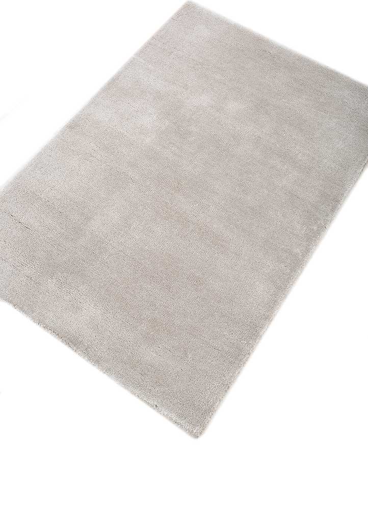 cera grey and black bamboo silk  Rug - FloorShot