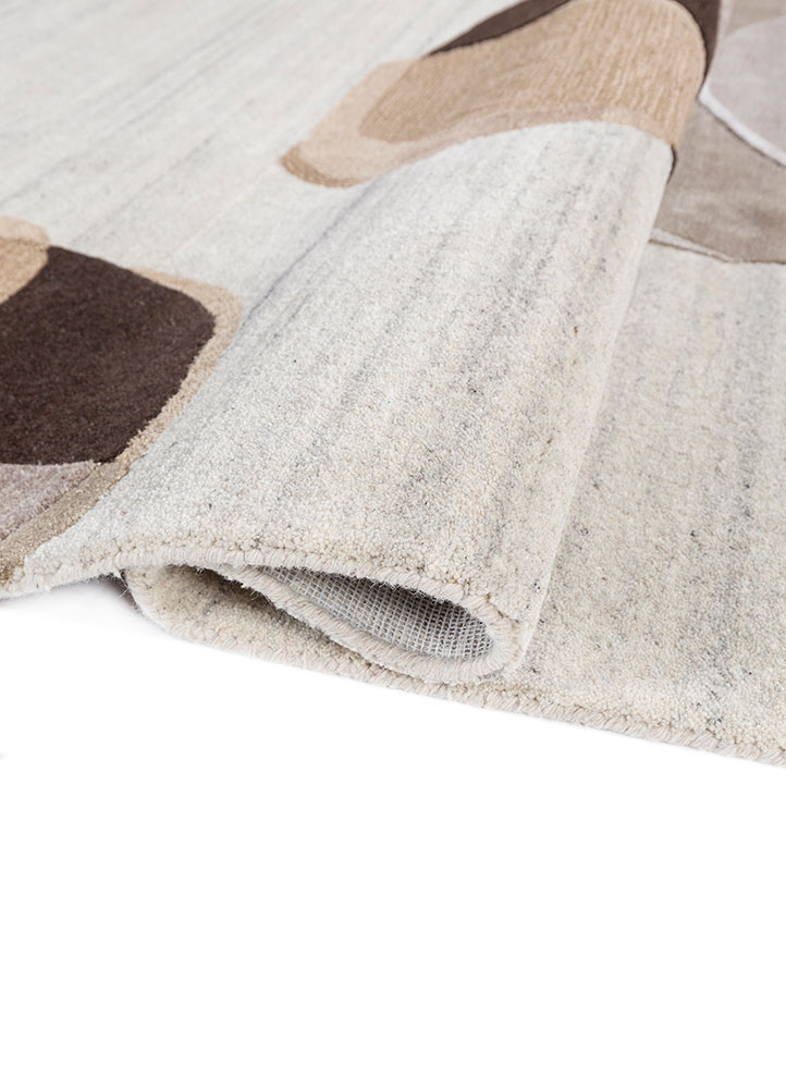 joy ivory wool and viscose hand tufted Rug - FloorShot