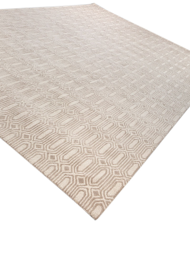pathways ivory wool hand tufted Rug - FloorShot