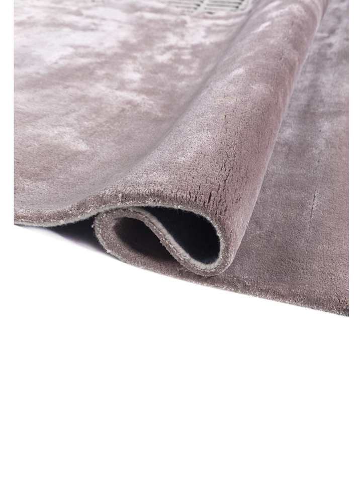adrift pink and purple wool and viscose hand tufted Rug - FloorShot
