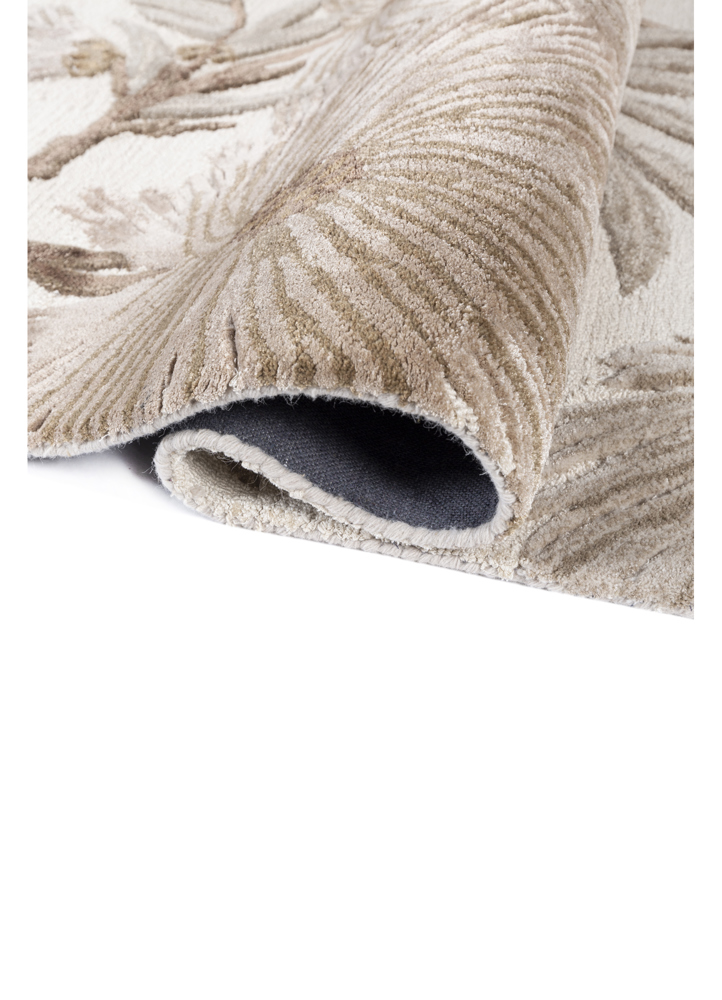 hacienda ivory wool and viscose hand tufted Rug - FloorShot