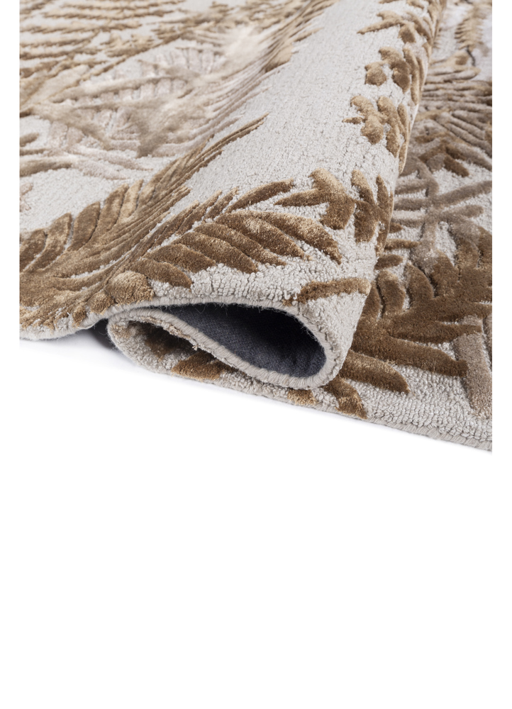 hacienda ivory wool and viscose hand tufted Rug - FloorShot