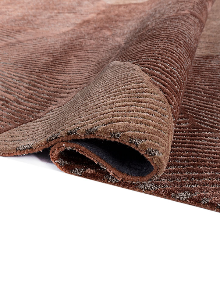 aurelia red and orange wool and viscose hand tufted Rug - FloorShot
