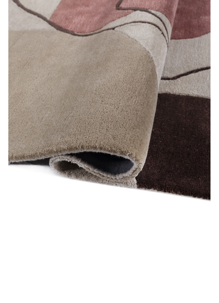 modo ivory wool and viscose hand tufted Rug - FloorShot