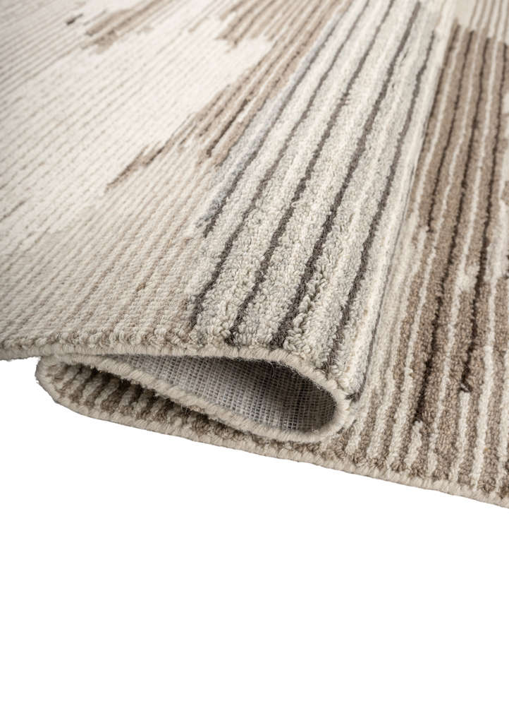 pathways ivory wool hand tufted Rug - FloorShot