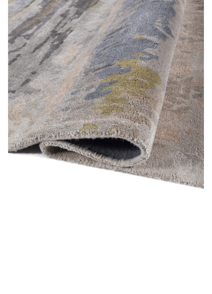 genesis ivory wool and viscose hand tufted Rug - FloorShot