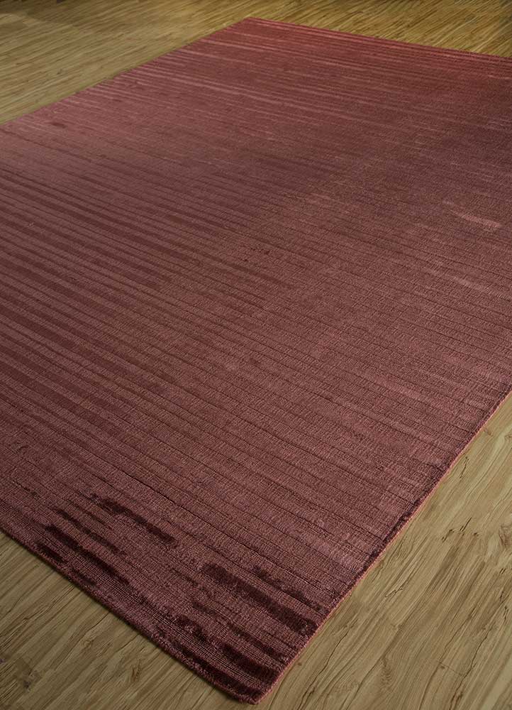 basis beige and brown viscose hand loom Rug - FloorShot