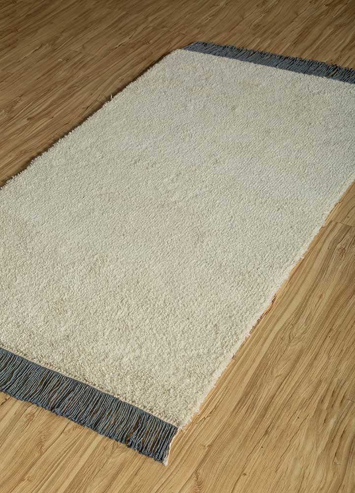 manifest ivory wool hand knotted Rug - FloorShot