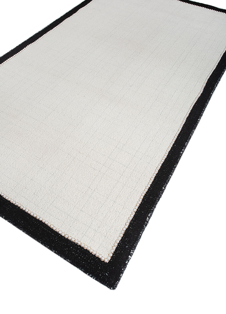 atelier ivory acrylic flat weaves Rug - FloorShot
