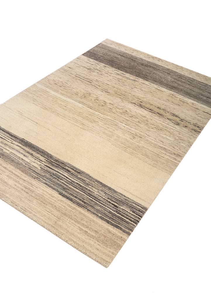 manifest ivory wool hand knotted Rug - FloorShot