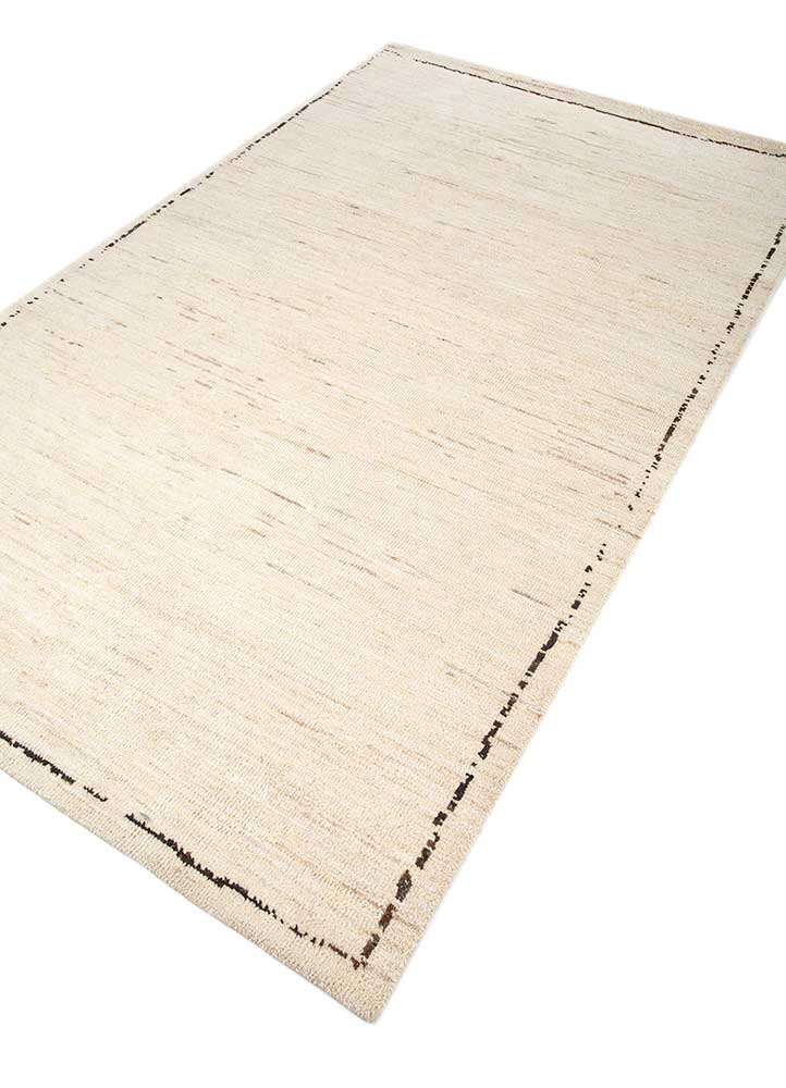 manifest ivory wool hand knotted Rug - FloorShot