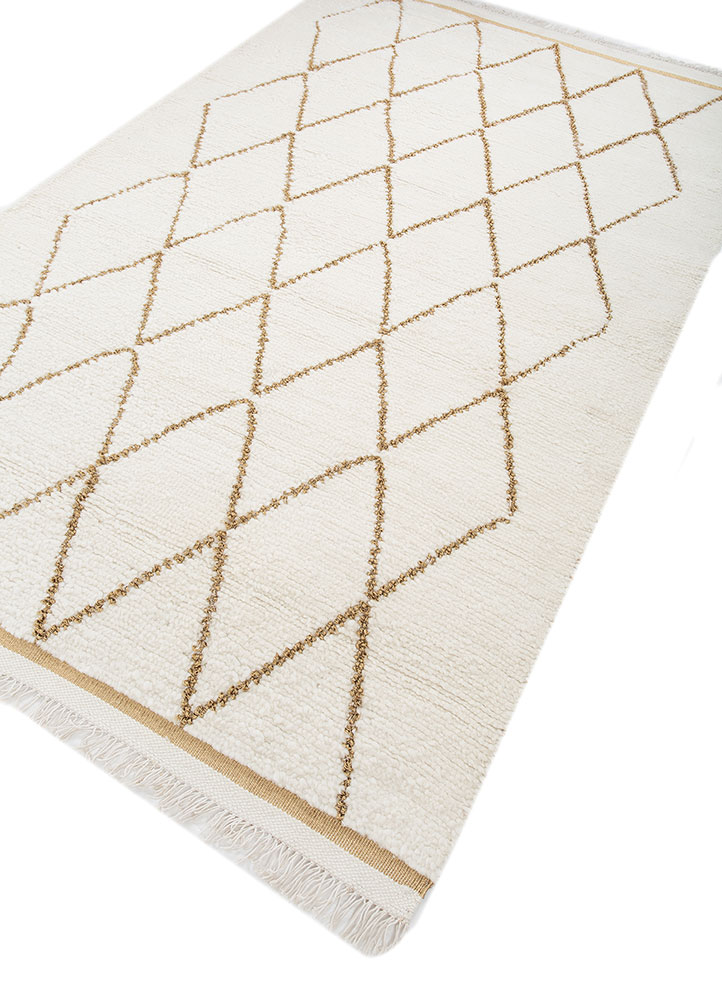 aprezo ivory wool hand loom Rug - FloorShot