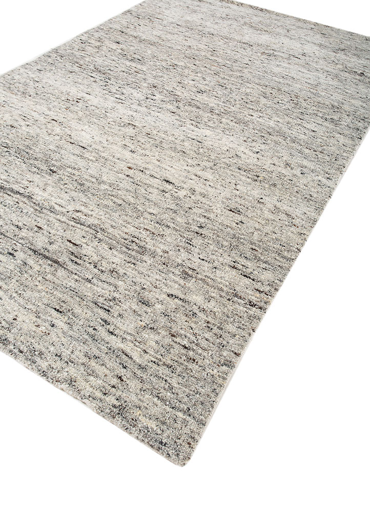hula ivory wool hand knotted Rug - FloorShot