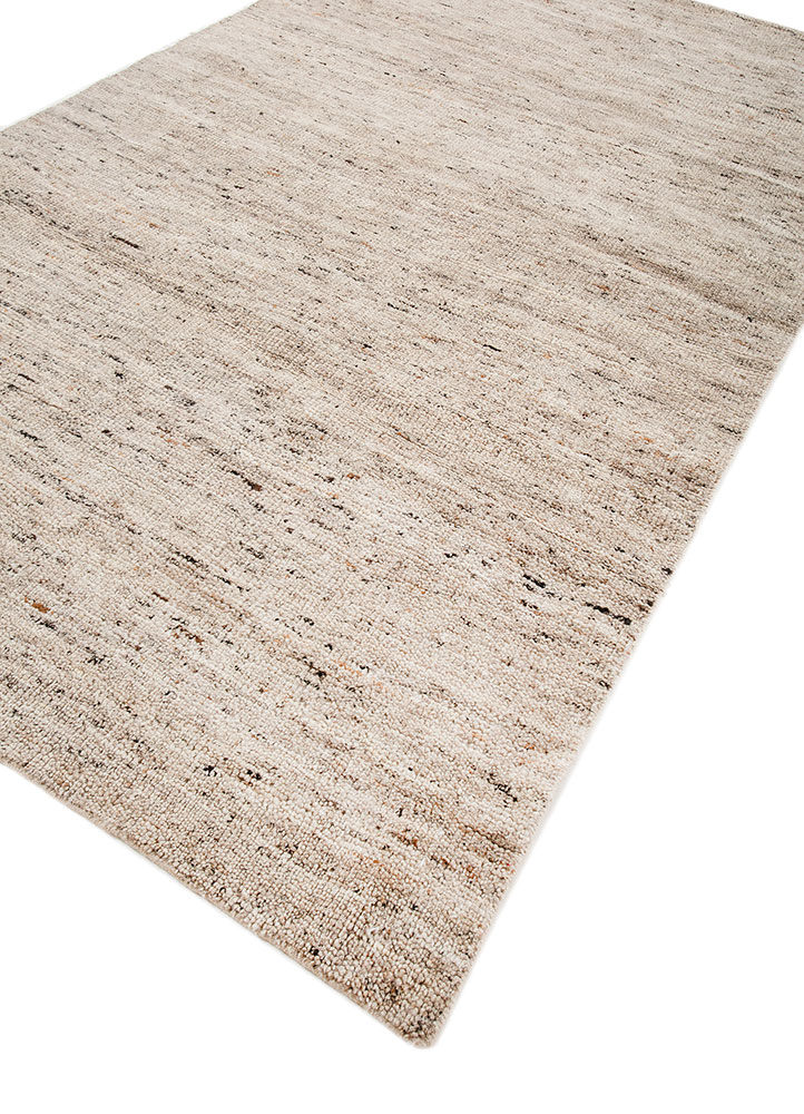 hula grey and black wool hand knotted Rug - FloorShot