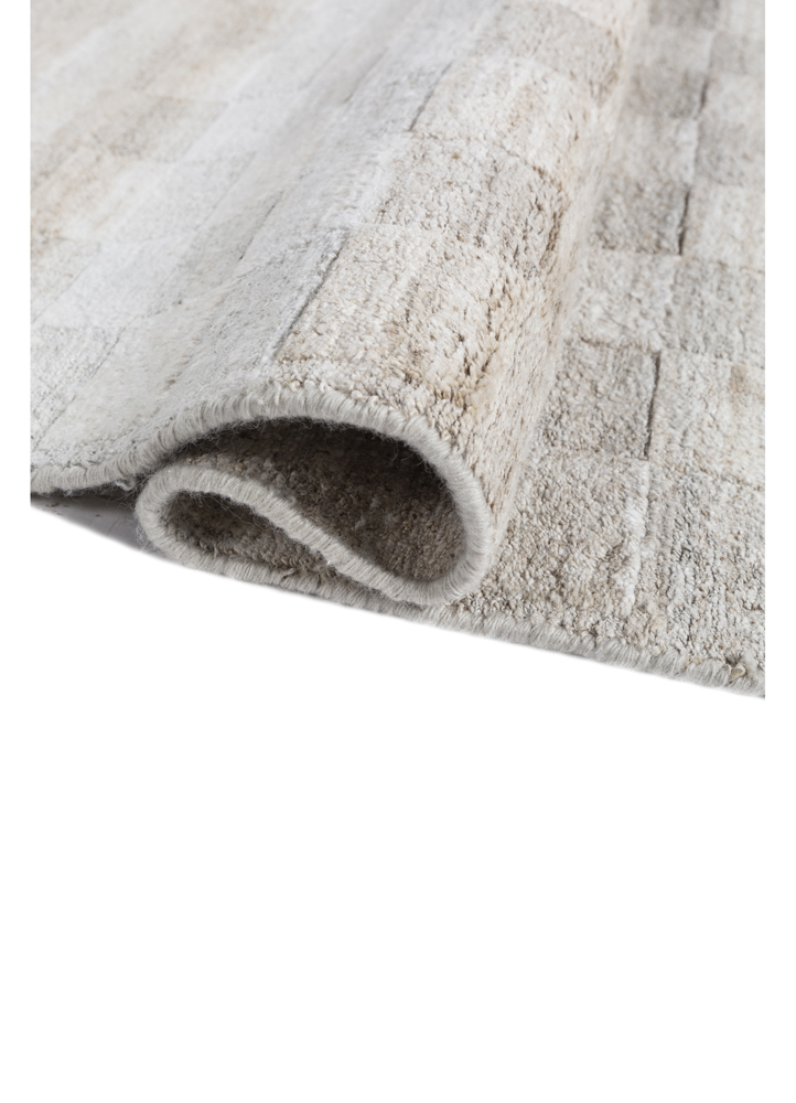 kairos ivory nettle hand knotted Rug - FloorShot