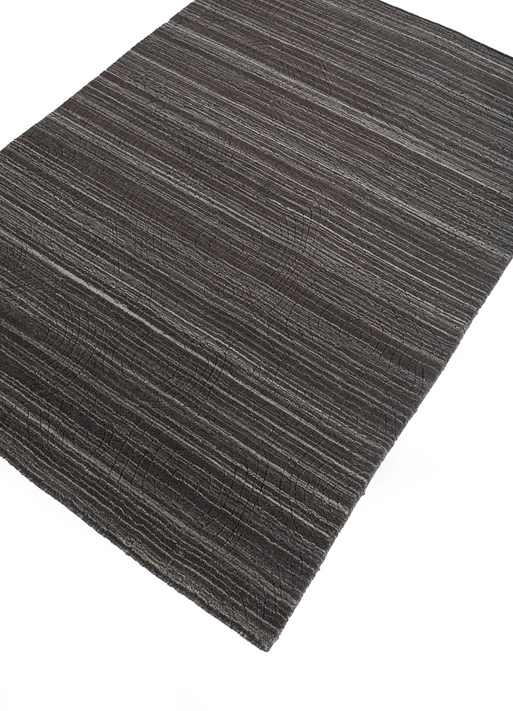 forme beige and brown  hand loom Rug - FloorShot