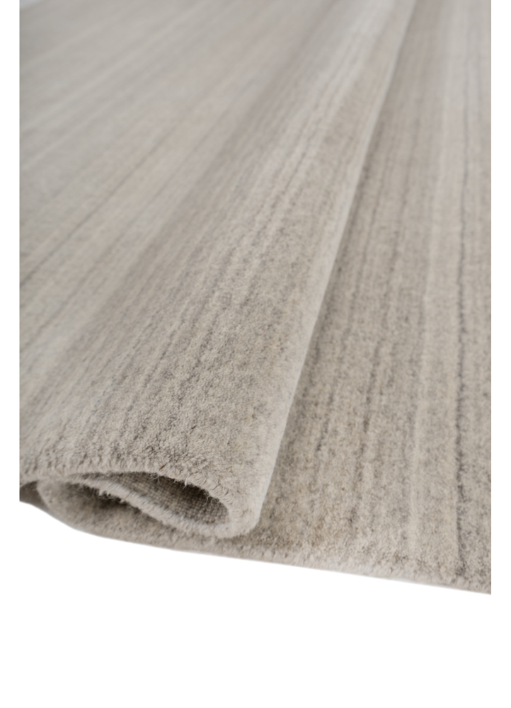 forme blue wool hand loom Rug - FloorShot