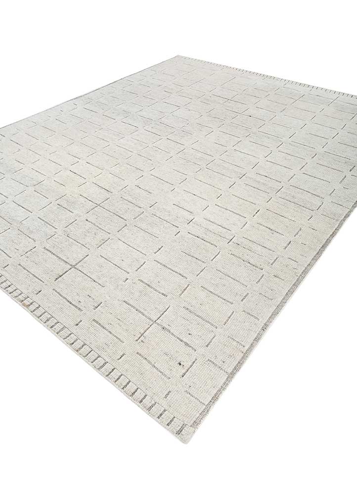 manifest ivory wool hand knotted Rug - FloorShot
