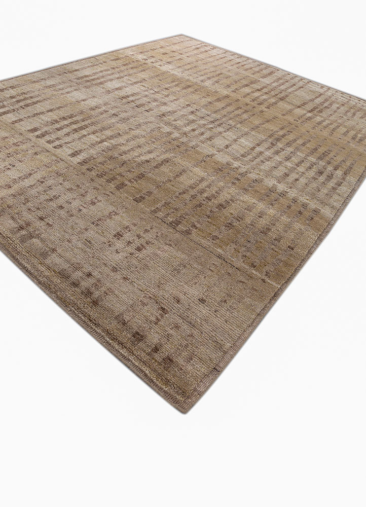 manifest ivory afghan wool hand knotted Rug - FloorShot