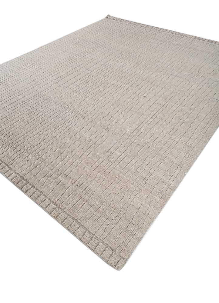 manifest ivory afghan wool hand knotted Rug - FloorShot