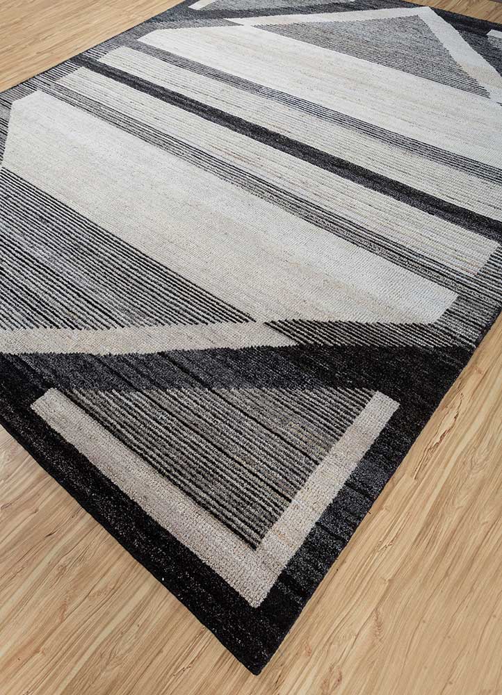 manifest ivory afghan wool hand knotted Rug - FloorShot