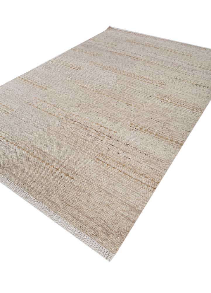 manifest ivory afghan wool hand knotted Rug - FloorShot