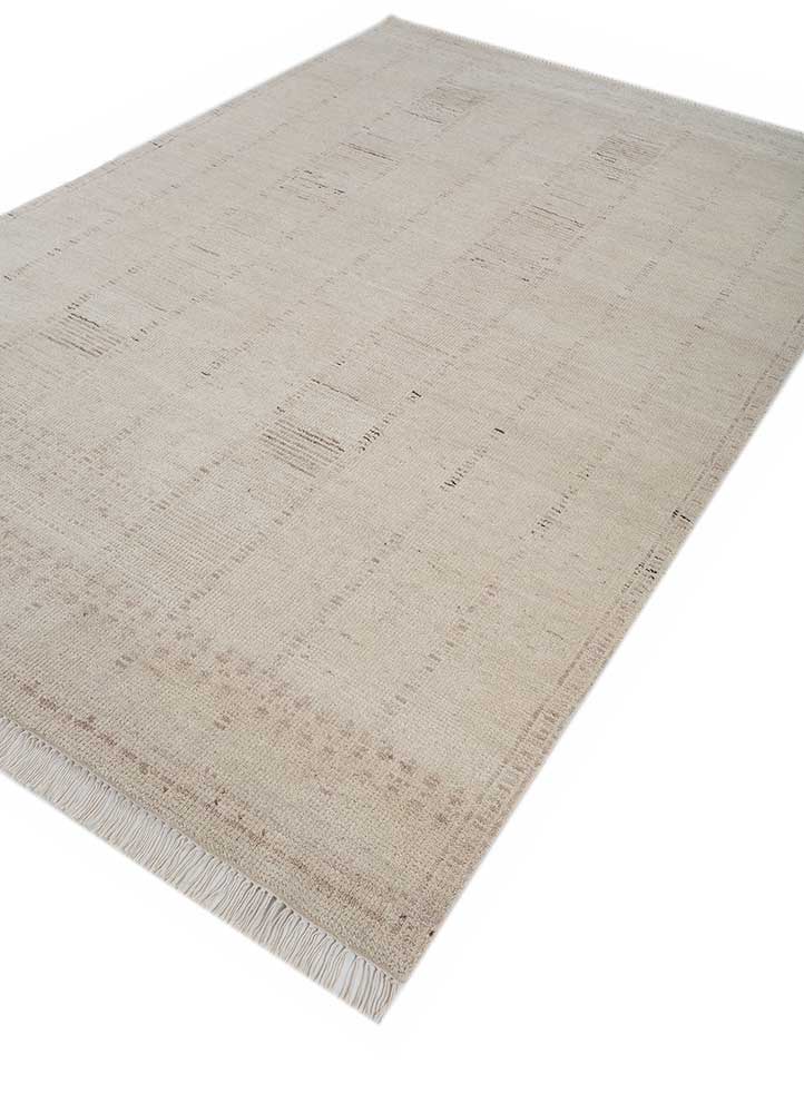 manifest ivory afghan wool hand knotted Rug - FloorShot