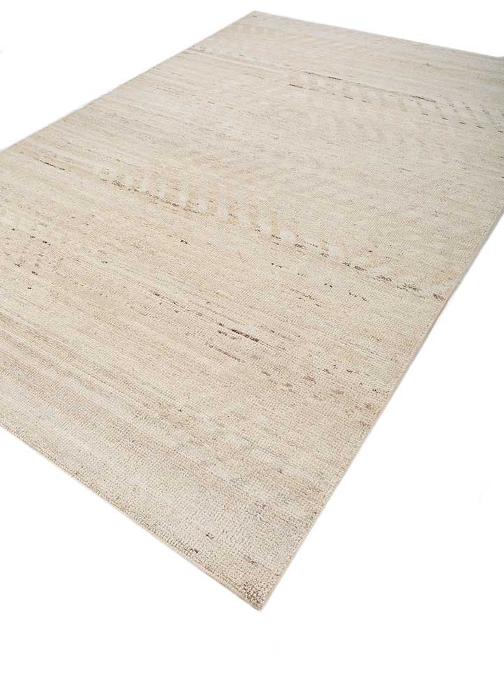 manifest ivory afghan wool hand knotted Rug - FloorShot