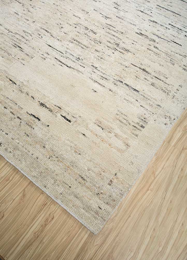 manifest ivory wool hand knotted Rug - FloorShot