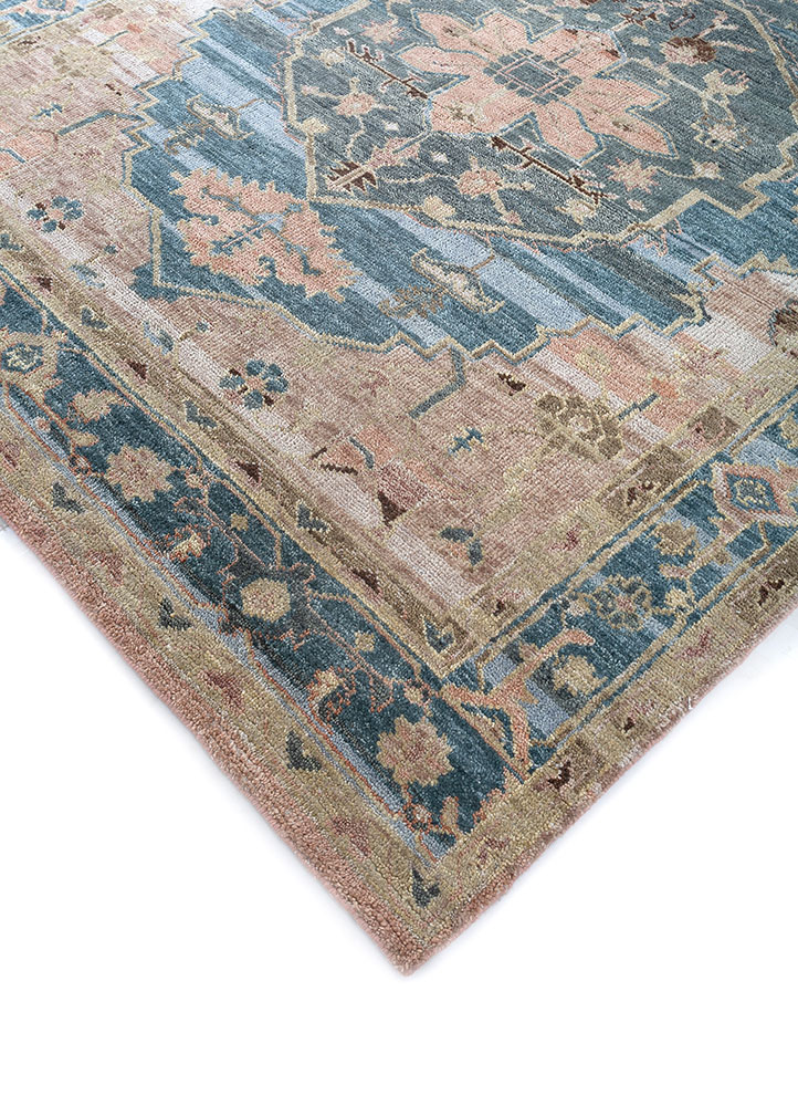 viscaya gold wool hand knotted Rug - FloorShot