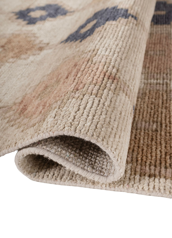 thyme ivory wool hand knotted Rug - FloorShot