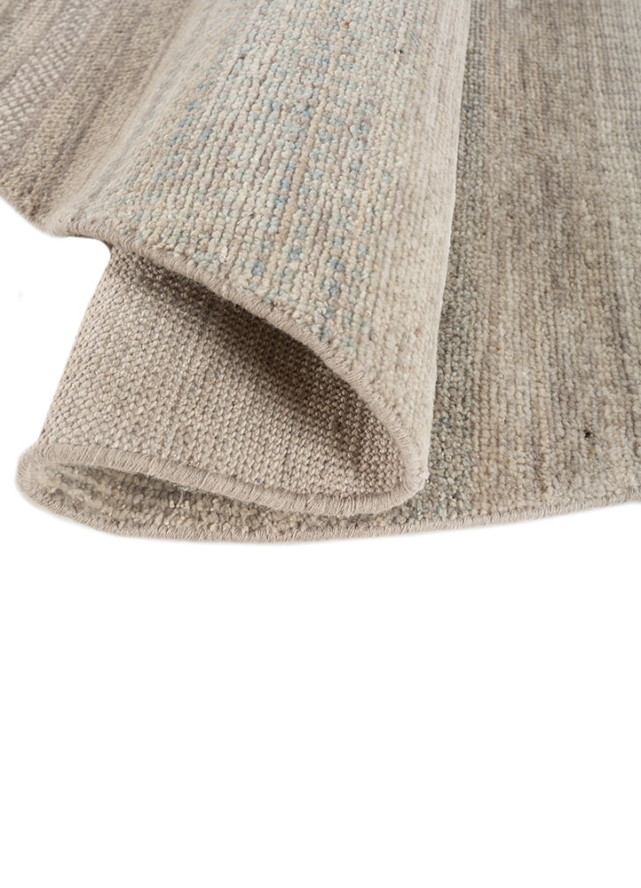 blythe blue wool hand knotted Rug - FloorShot
