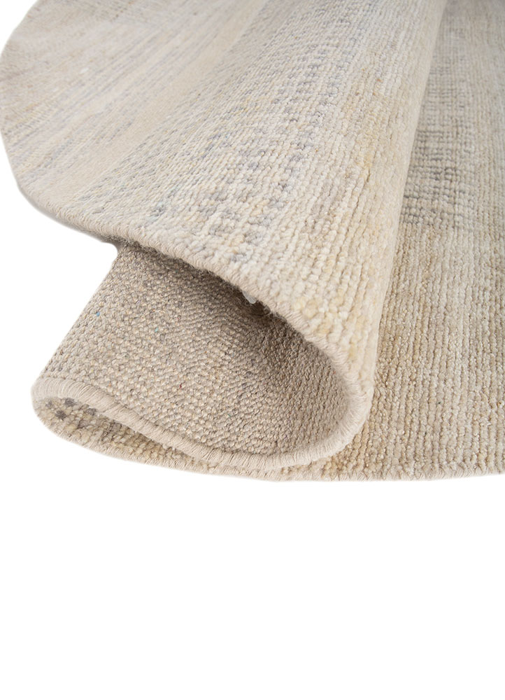 blythe ivory wool hand knotted Rug - FloorShot
