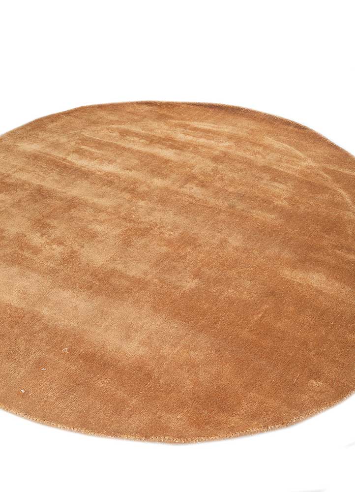 cera gold viscose hand tufted Rug - FloorShot