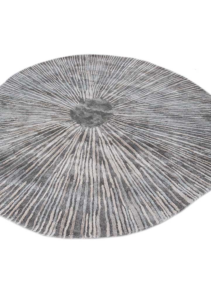 caliedo blue viscose hand tufted Rug - FloorShot