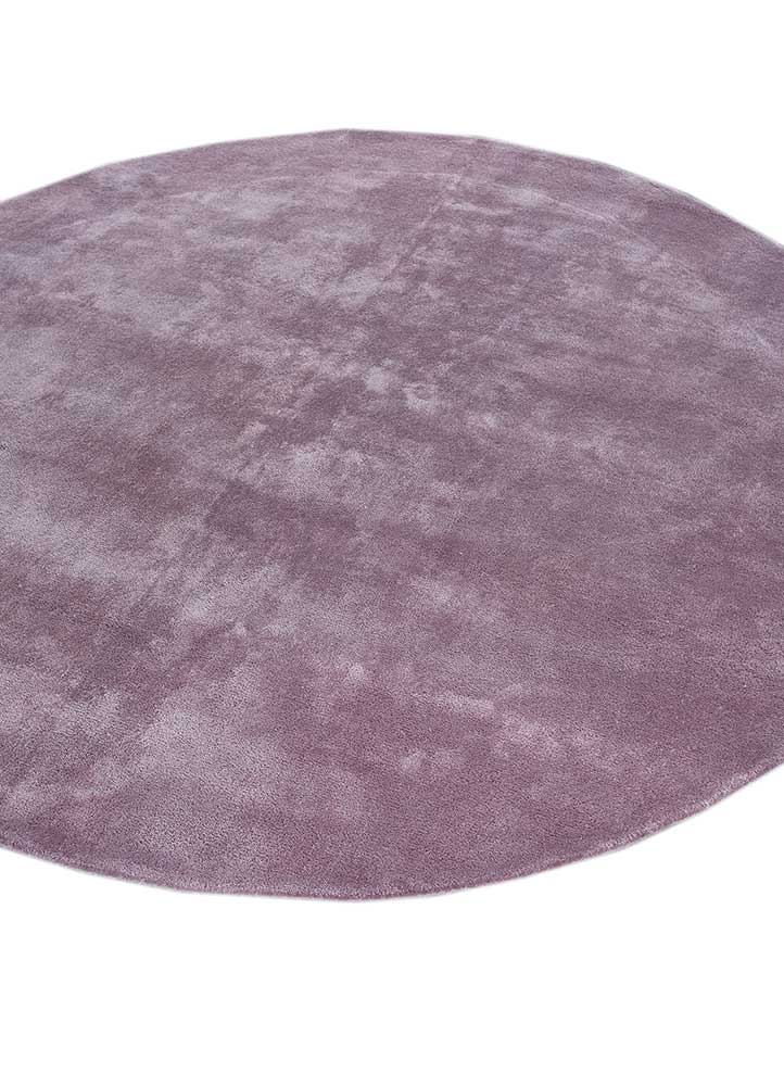 cera pink and purple viscose hand tufted Rug - FloorShot