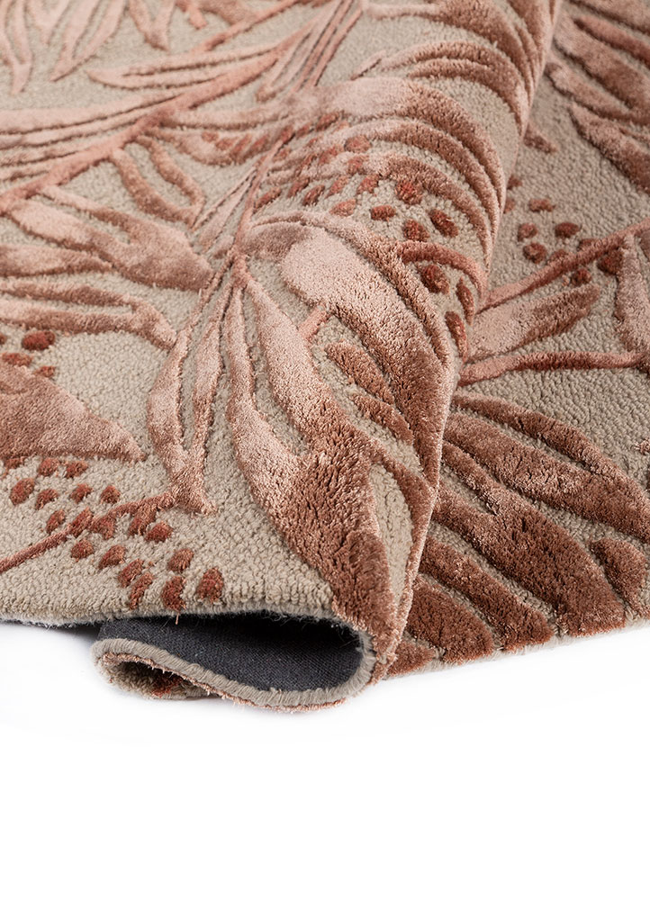 aurelia pink and purple wool and viscose hand tufted Rug - FloorShot