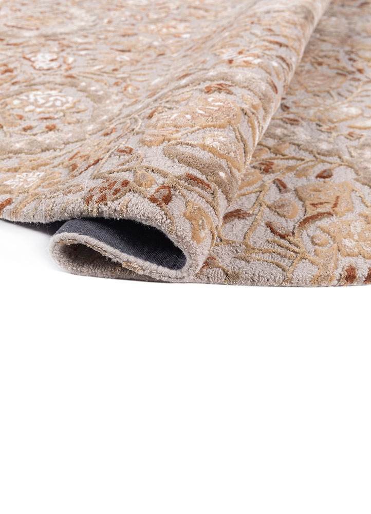 bodhi ivory wool and viscose hand tufted Rug - FloorShot