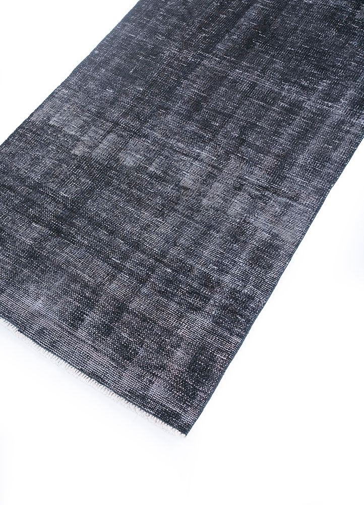 lacuna grey and black wool hand knotted Rug - FloorShot
