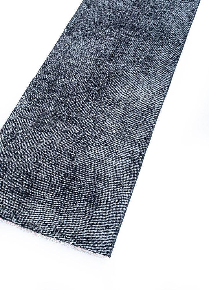 lacuna grey and black wool hand knotted Rug - FloorShot