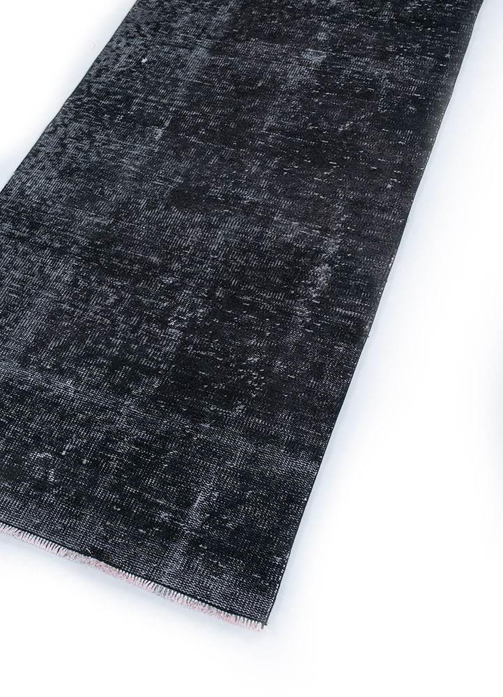 lacuna grey and black wool hand knotted Rug - FloorShot