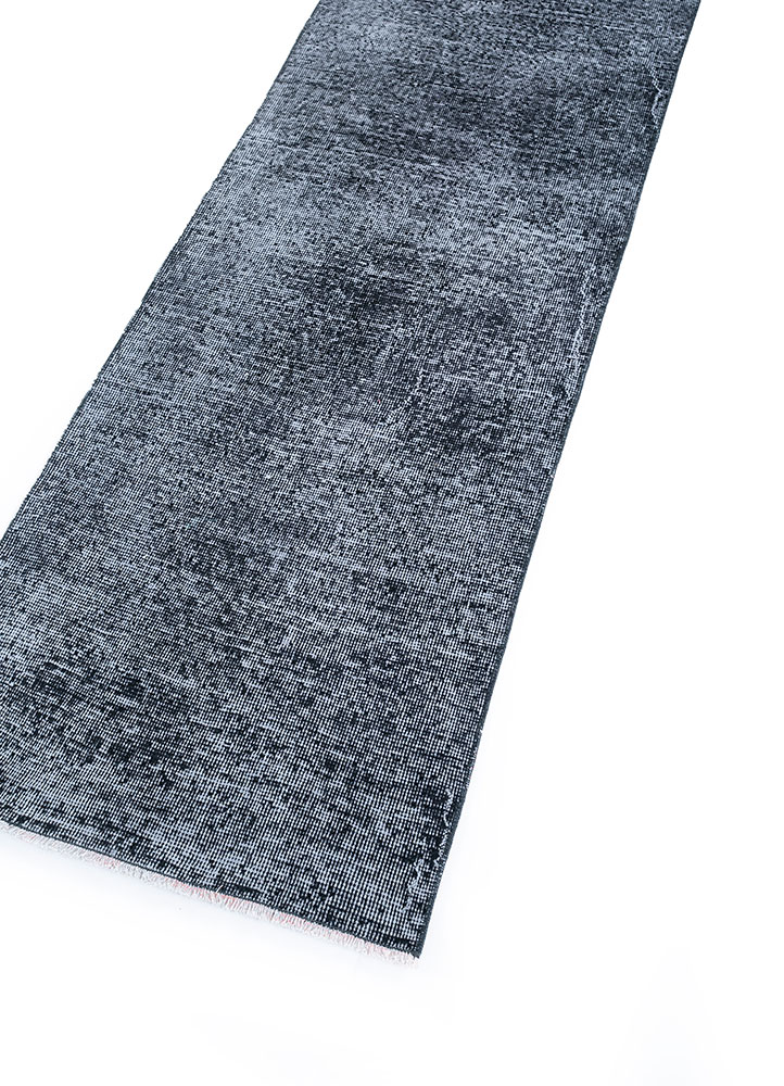 lacuna grey and black wool hand knotted Rug - FloorShot